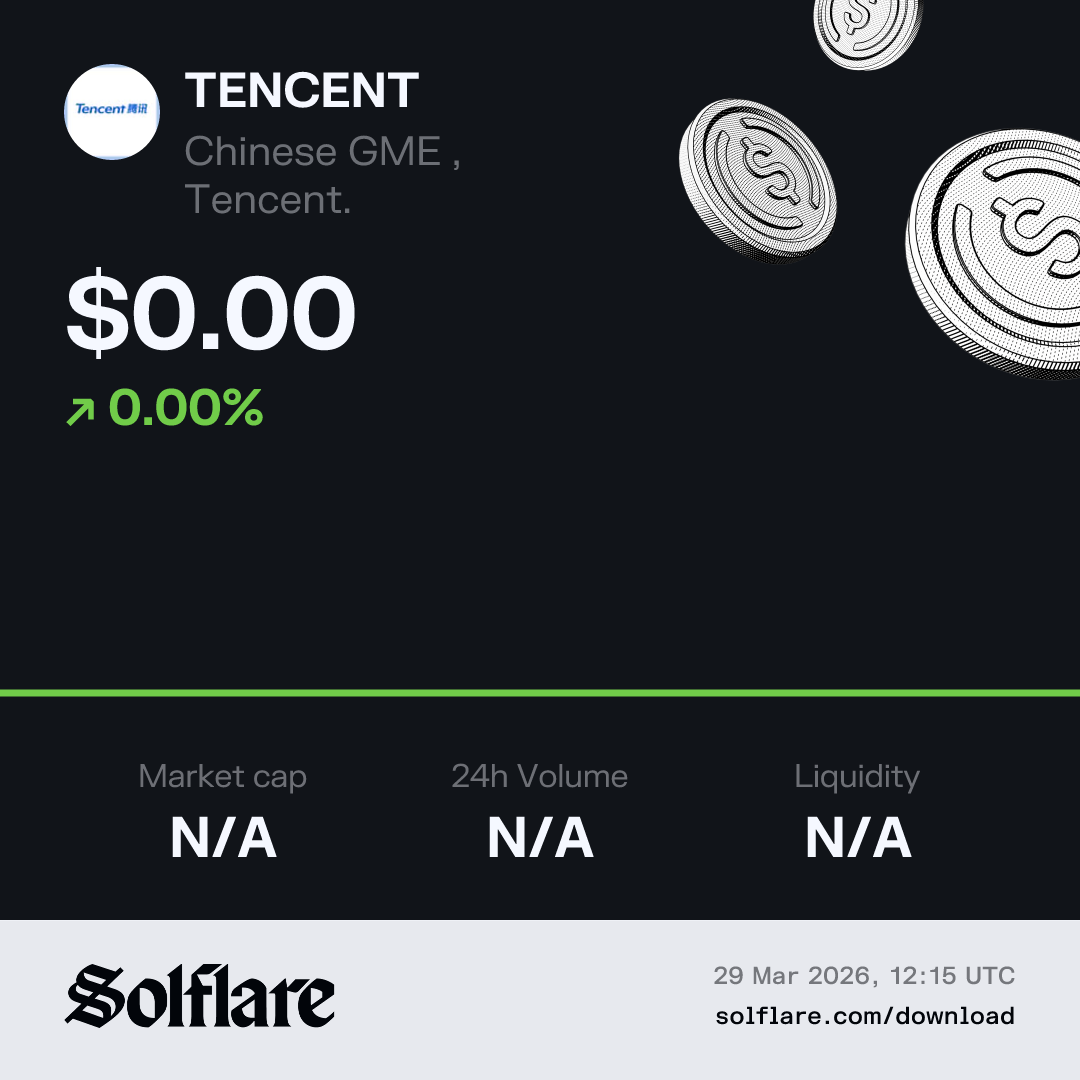 Chinese GME , Tencent. Price Today | TENCENT Live Chart, Market Cap ...