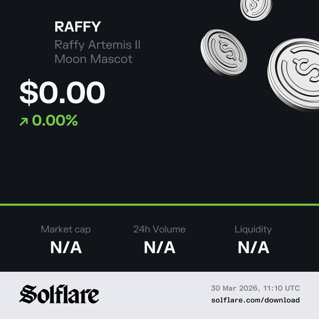 Raffy Artemis II Moon Mascot Price Today | RAFFY Live Chart, Market Cap ...