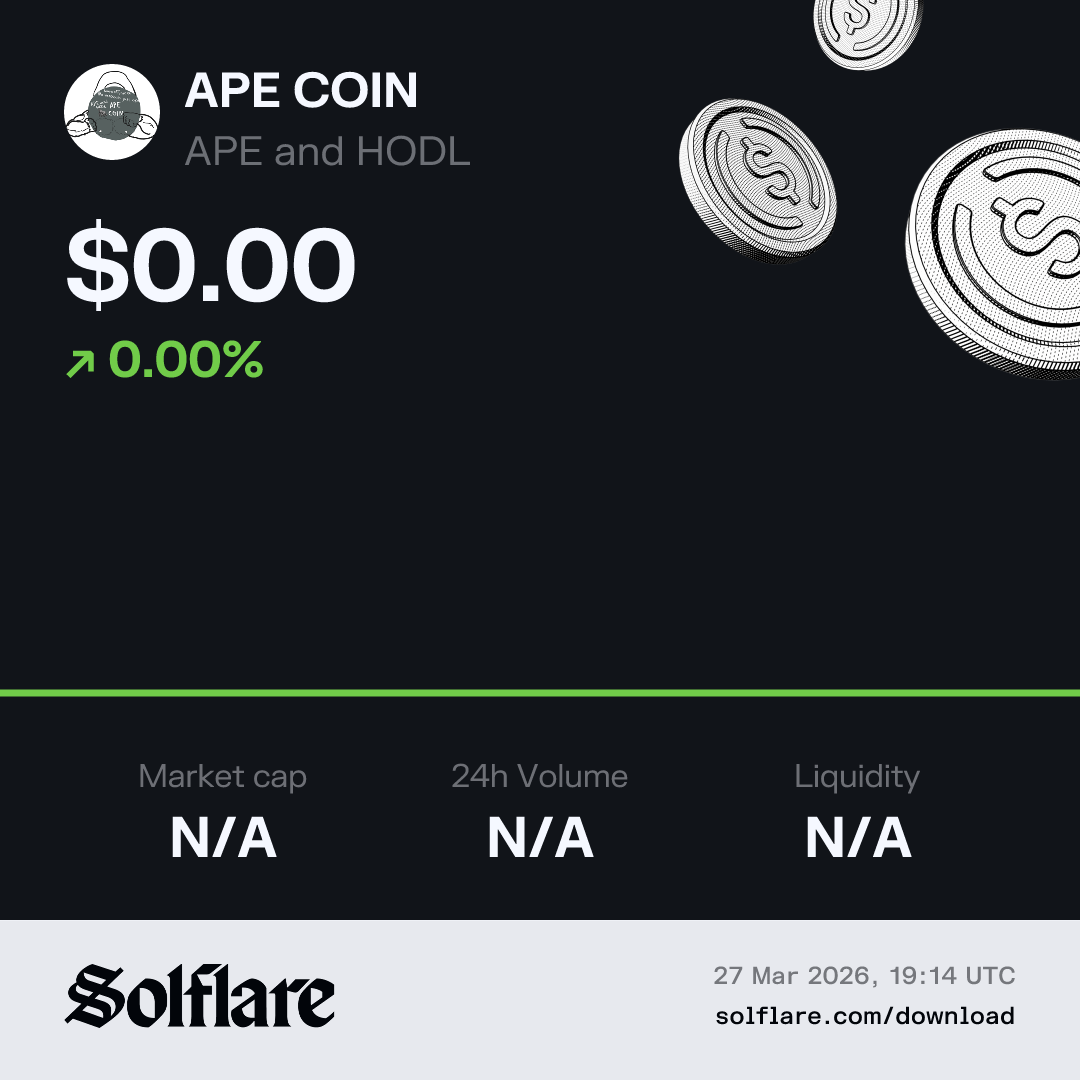 APE and HODL Price Today | APE COIN Live Chart, Market Cap & News ...