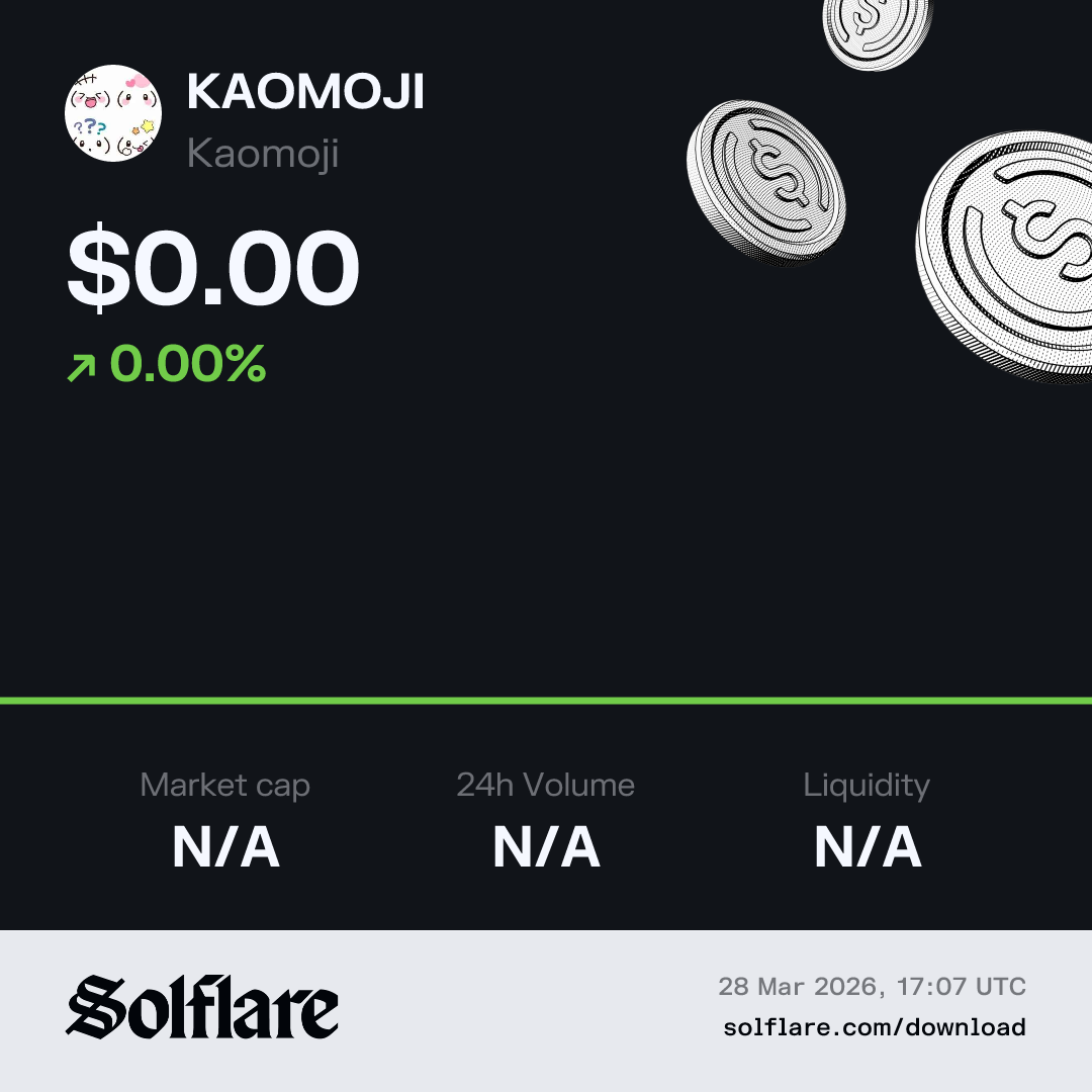 How to Buy Kaomoji (KAOMOJI) | Step-by-Step Guide | Solflare