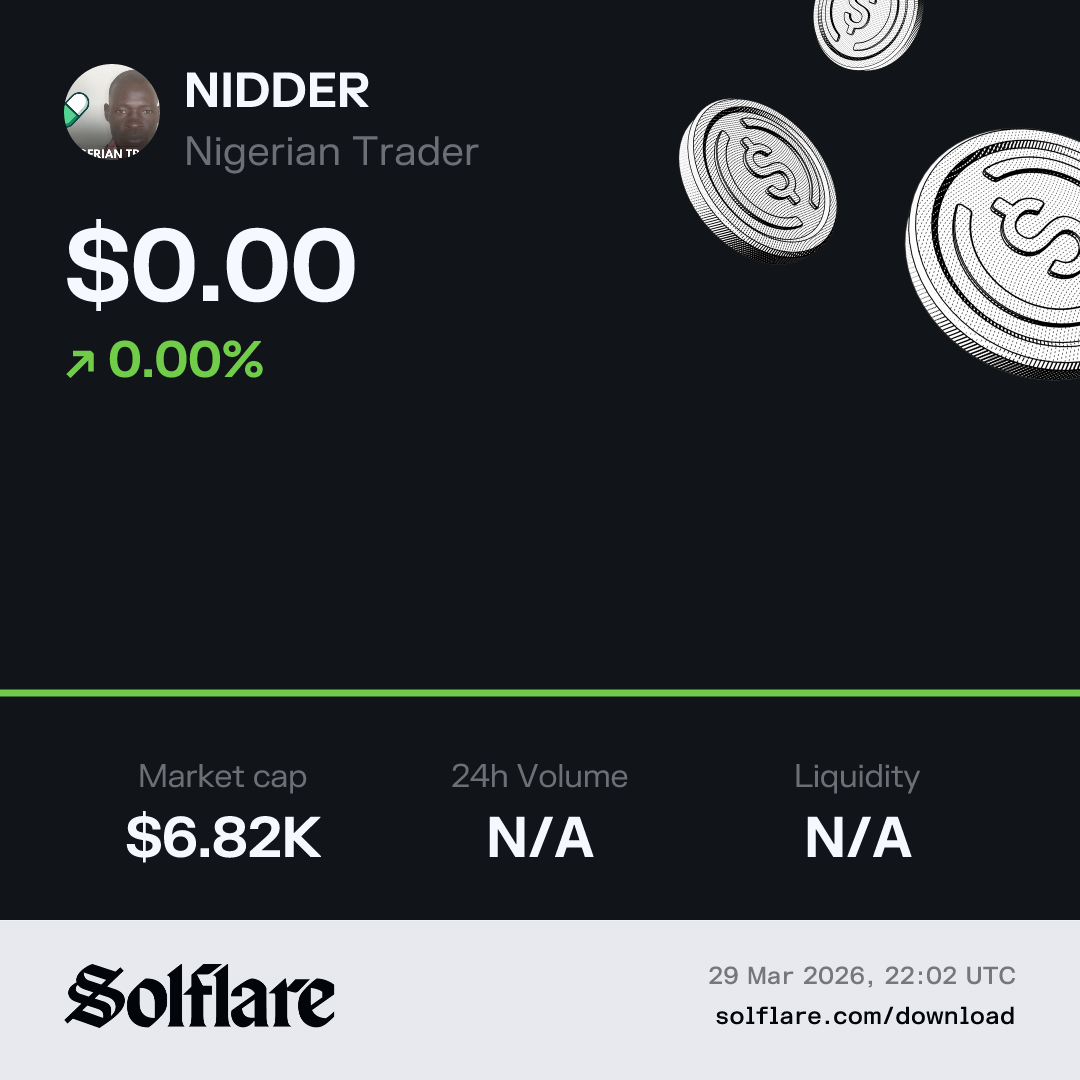 Nidder Nigerian Trader Price Today | NIDDER Live Chart, Market Cap & News ...